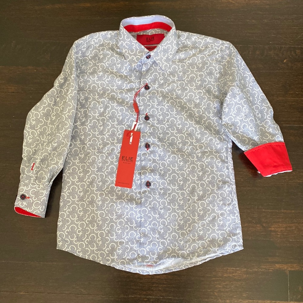NWT Elie Brand dress shirt - size 5